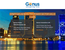 Tablet Screenshot of genus.in